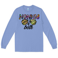Colony Blue nonnie of both Long Sleeve Tee - CowhideDigitalArt