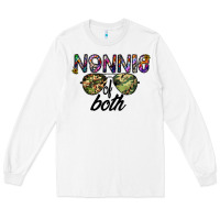 White nonnie of both Long Sleeve Tee - CowhideDigitalArt