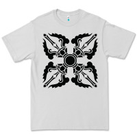 Dove Grey trippy psychedelic rave sacred geometry Premium Tee - DesigneFamous