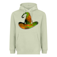 Matcha leopard witch hat Heavyweight Hoodie - Jasminsmagicworld