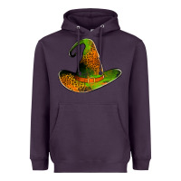 Plum leopard witch hat Heavyweight Hoodie - Jasminsmagicworld