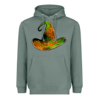 Sage leopard witch hat Heavyweight Hoodie - Jasminsmagicworld