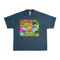 Midnight Navy Loaded Tea Junkie Urban Heavy Tee - Jasminsmagicworld
