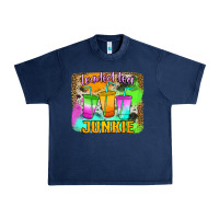 Navy Loaded Tea Junkie Urban Heavy Tee - Jasminsmagicworld
