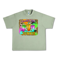 Oil Green Loaded Tea Junkie Urban Heavy Tee - Jasminsmagicworld
