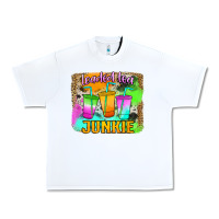 White Loaded Tea Junkie Urban Heavy Tee - Jasminsmagicworld