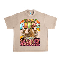 French Oak Oh for peeps sake Easter Day Urban Heavy Tee - LillyAllenDesigns
