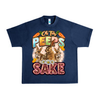 Navy Oh for peeps sake Easter Day Urban Heavy Tee - LillyAllenDesigns