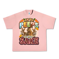 Salmon Oh for peeps sake Easter Day Urban Heavy Tee - LillyAllenDesigns