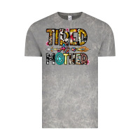 Cloud Rock Tired As a Mother Vintage Tee - CowhideDigitalArt