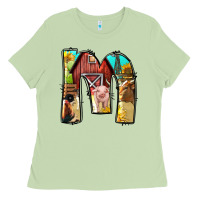 Matcha farm life alphabet lowercase letters m Ladies Tee - BundleAndBundleShop