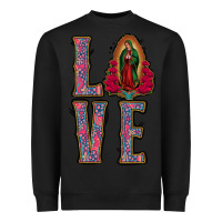 Black love lady of guadalupe Heavyweight Sweatshirt - Jasminsmagicworld