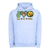 Pigment Grape Ice Peace Love Softball Urban Hoodie - Jasminsmagicworld