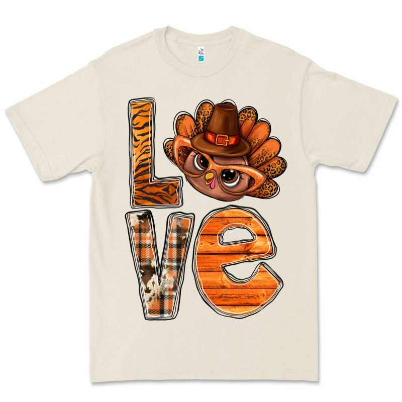 Thanksgiving With Turkey Love Bbs Premium Tee by BundleAndBundleShop | Teevron