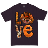Plum thanksgiving with turkey love bbs Premium Tee - BundleAndBundleShop