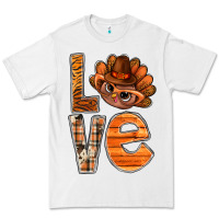 White thanksgiving with turkey love bbs Premium Tee - BundleAndBundleShop
