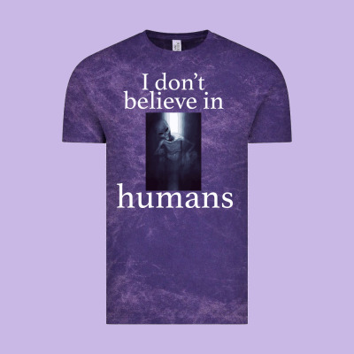 I Don't Believe İn Humans Vintage Tee Designed By Bettercallsaul