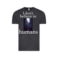 Vintage Black I don't believe i̇n humans Vintage Tee - Bettercallsaul