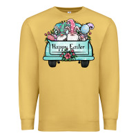 Antique Gold easter gnomes truck Premium Sweatshirt - Jasminsmagicworld