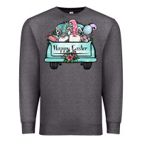 Charcoal Heather easter gnomes truck Premium Sweatshirt - Jasminsmagicworld