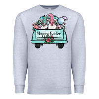 Heather Grey easter gnomes truck Premium Sweatshirt - Jasminsmagicworld