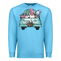 Ocean Blue easter gnomes truck Premium Sweatshirt - Jasminsmagicworld