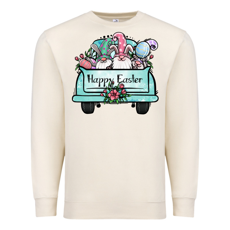 Easter Gnomes Truck Premium Sweatshirt by Jasminsmagicworld | Teevron