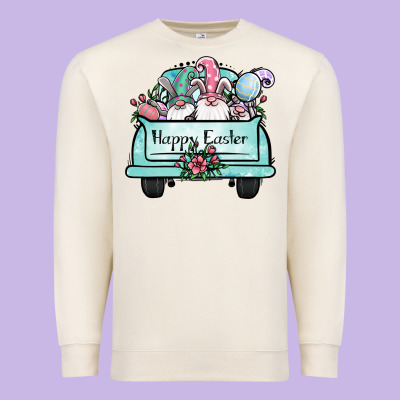 Easter Gnomes Truck Premium Sweatshirt Designed By Jasminsmagicworld