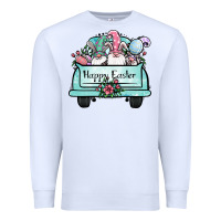 White easter gnomes truck Premium Sweatshirt - Jasminsmagicworld