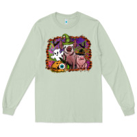 Matcha halloween pigs Long Sleeve Tee - SublimationCraftShop