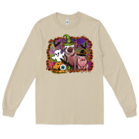 Mushroom halloween pigs Long Sleeve Tee - SublimationCraftShop