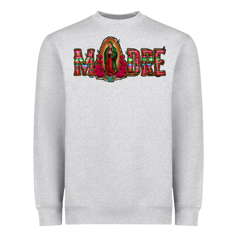 Madre Floral Aztec Leopard Heavyweight Sweatshirt by Jasminsmagicworld | Teevron