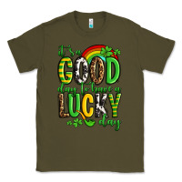 Army Green St. Patrick's It's a good day to have a lucky day Classic Tee - OliviaCreatesArt