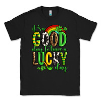 Black St. Patrick's It's a good day to have a lucky day Classic Tee - OliviaCreatesArt