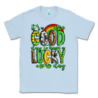 Dusty Blue St. Patrick's It's a good day to have a lucky day Classic Tee - OliviaCreatesArt