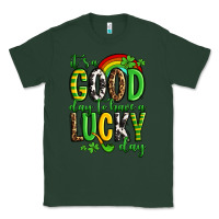 Sports Green St. Patrick's It's a good day to have a lucky day Classic Tee - OliviaCreatesArt