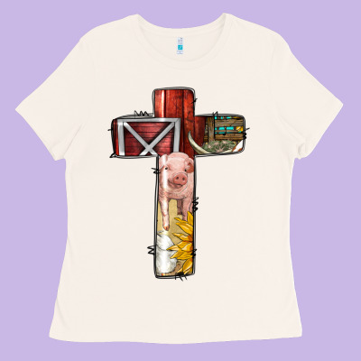 Farm Life Alphabet Lowercase Letters T Ladies Tee Designed By Bundleandbundleshop