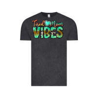 Vintage Black Tired Mom Vibes Vintage Tee - CowhideDigitalArt