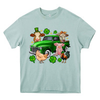 Arona St. Patrick's farm animal truck Heavy Core Tee - OliviaCreatesArt