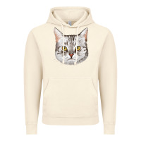 Vintage Artic American Shorthair Cat Face Vintage Hoodie - LillyAllenDesigns