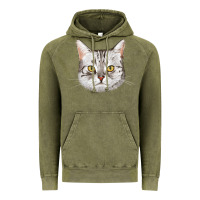 American Shorthair Cat Face Vintage Hoodie | Teevron