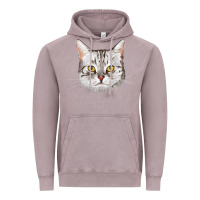 Vintage Zinc American Shorthair Cat Face Vintage Hoodie - LillyAllenDesigns