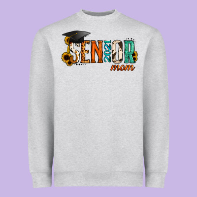 Mom Of A Senior 2021 Heavyweight Sweatshirt Designed By Jasminsmagicworld