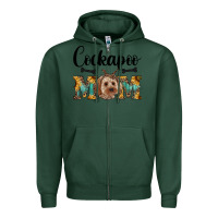 Sports Green Western Cockapoo Mom Zipper Hoodie - RanaPortraitStore