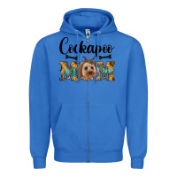 True Royal Western Cockapoo Mom Zipper Hoodie - RanaPortraitStore