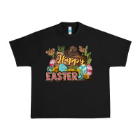 Black Happy Easter Urban Heavy Tee - LillyAllenDesigns