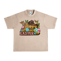 French Oak Happy Easter Urban Heavy Tee - LillyAllenDesigns