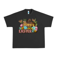 Pigment Black Happy Easter Urban Heavy Tee - LillyAllenDesigns