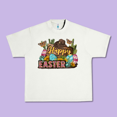 Happy Easter Urban Heavy Tee Designed By Lillyallendesigns