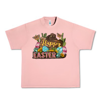 Salmon Happy Easter Urban Heavy Tee - LillyAllenDesigns